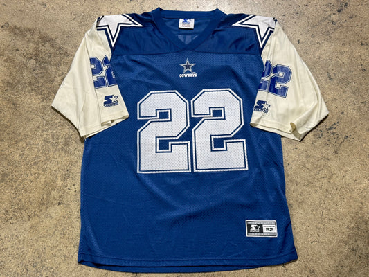 Starter Dallas Cowboys Emmitt Smith #22 Jersey Size XL