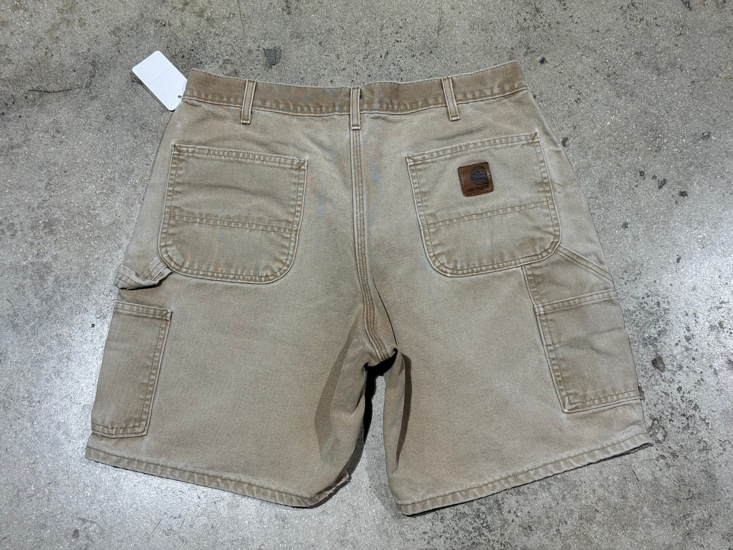 Carhartt Carpenter Shorts - Faded Khaki Size 34