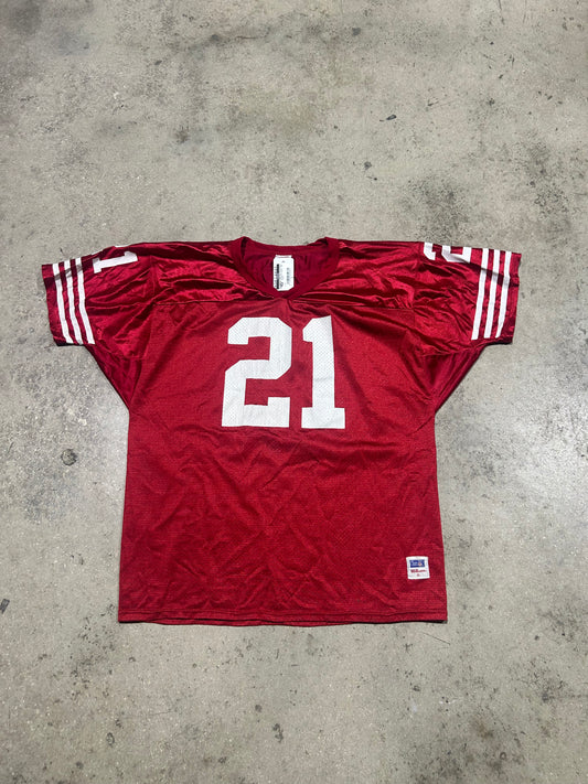 Wilson San Francisco 49ers Sanders #21 Jersey - Red Size XL