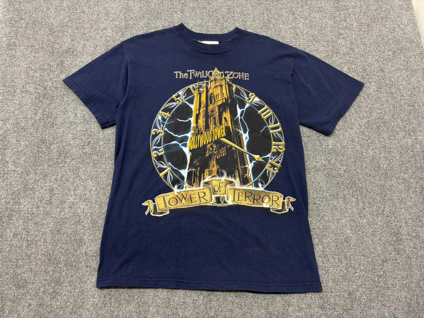 The Twilight Zone Tower of Terror Tee - Navy Size Medium