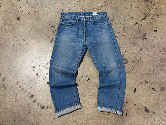 Orslow Selvedge Denim Jeans - Blue Size Small
