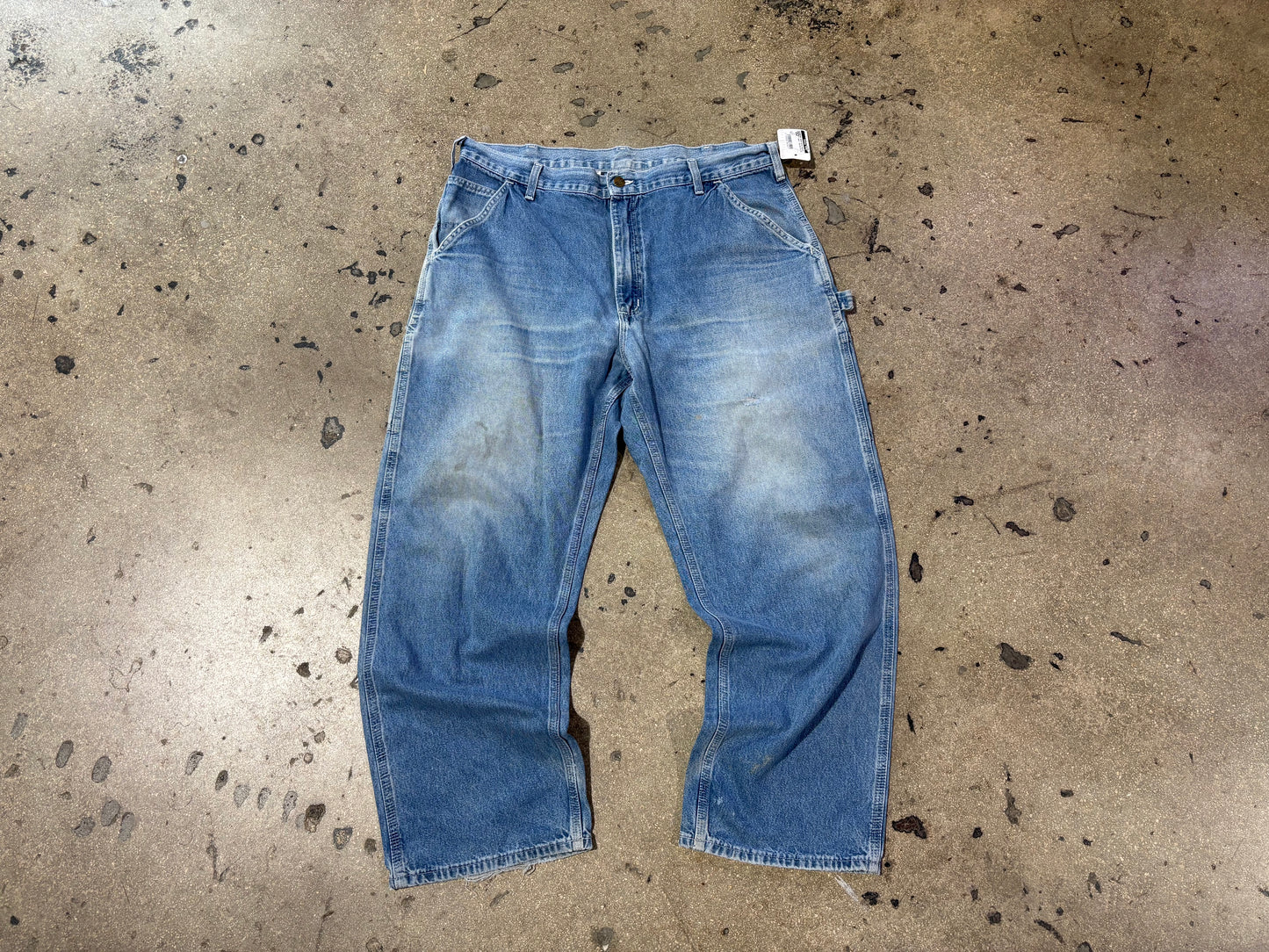 Carhartt Denim Carpenter Jeans - Blue Size 38 x 30