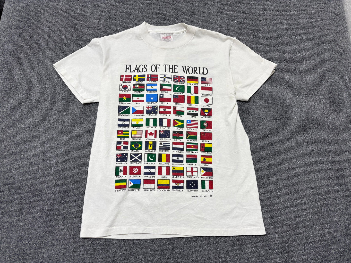 Flags of the World Tee - White Size Medium