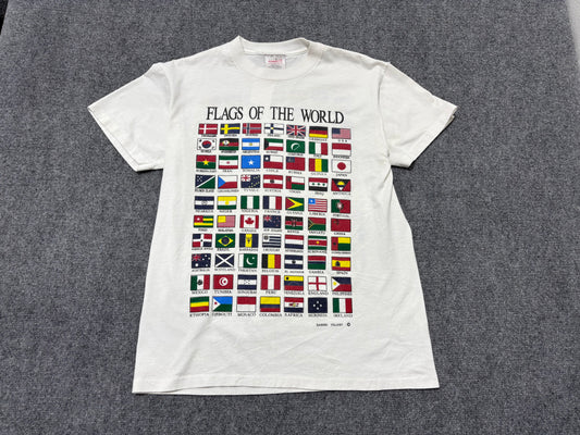 Flags of the World Tee - White Size Medium