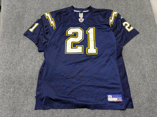 Reebok San Diego Chargers #21 Tomlinson Authentic Jersey - Navy Size 54/XXL