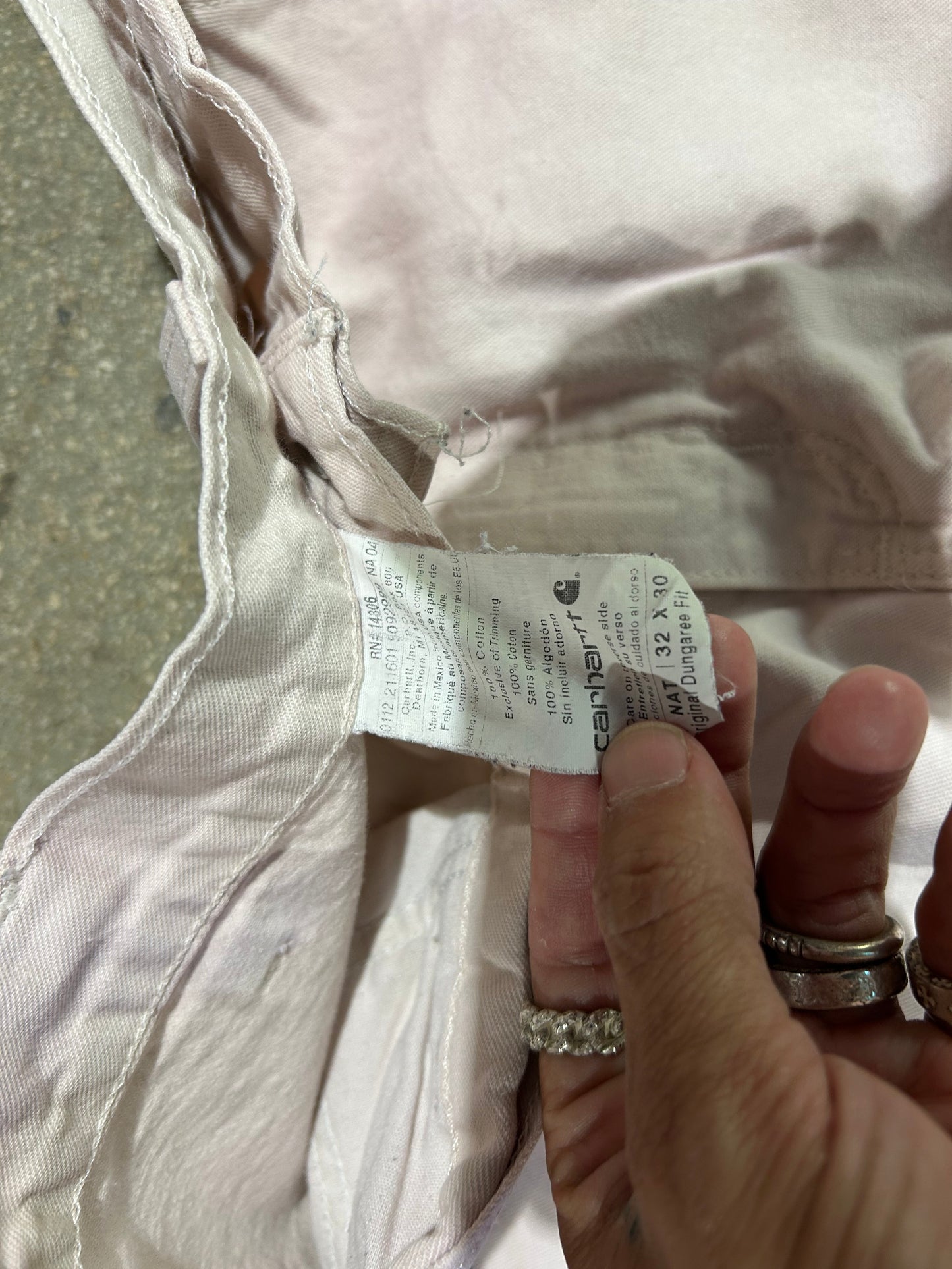Carhartt Double Knee Carpenter Pants - Pink  Size 32x30