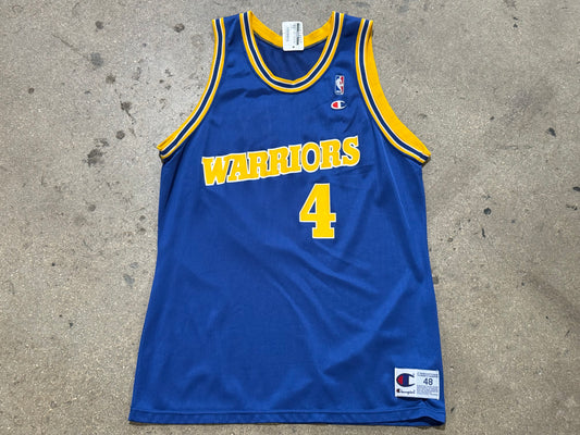Champion GSW Webber #4 Jersey - Blue Size 48/XL