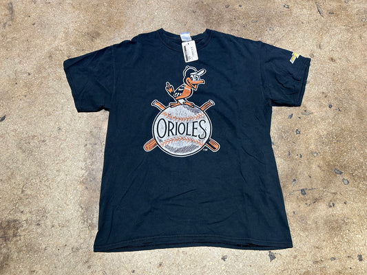 Baltimore Orioles Tee - Black Size Large