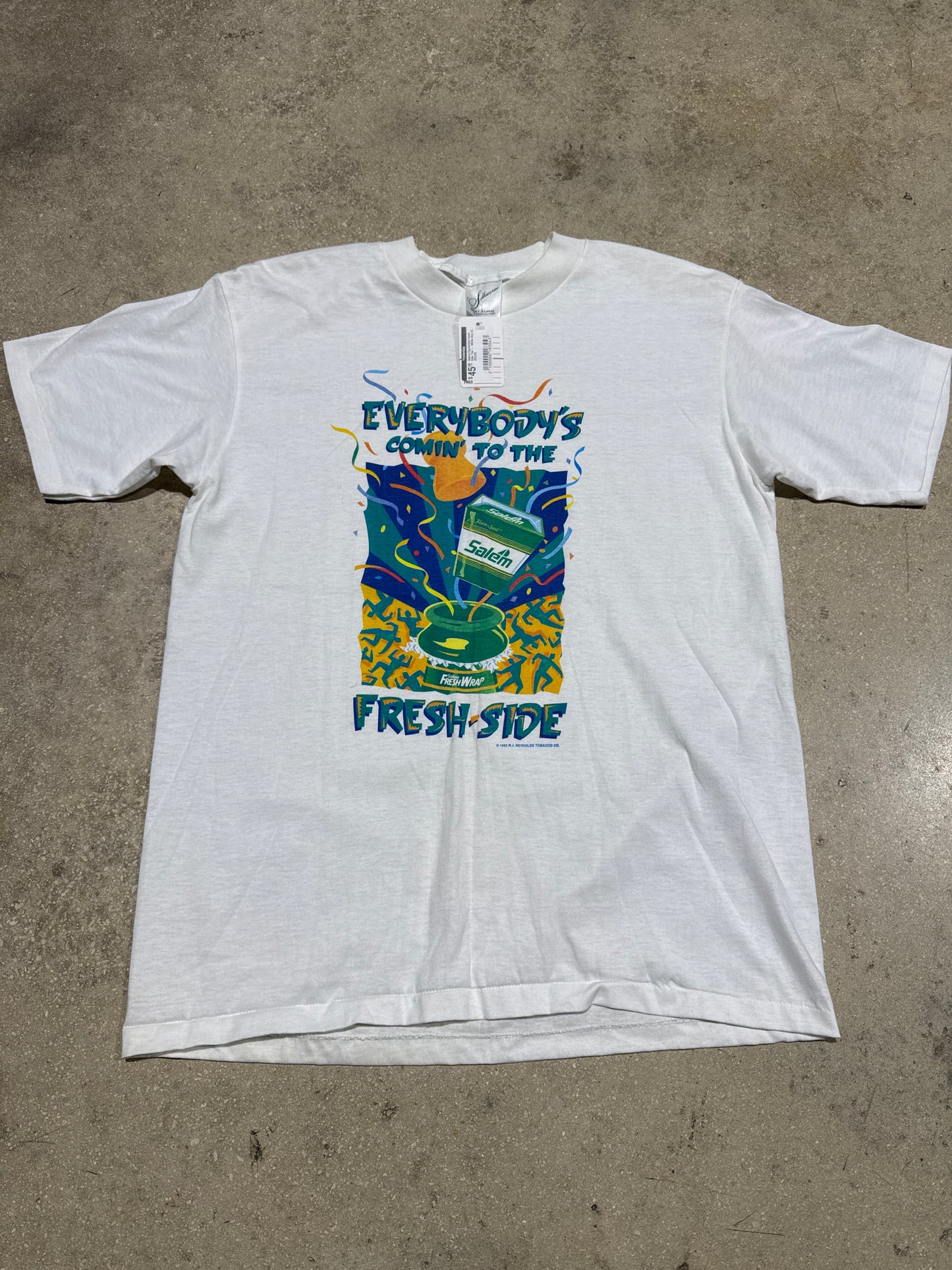 Salem Cigarettes Fresh Side Tee - White Size XL (22x29)