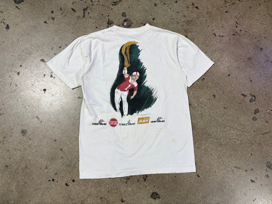 1995 Jai Alai Tournament Tee - White Size Large