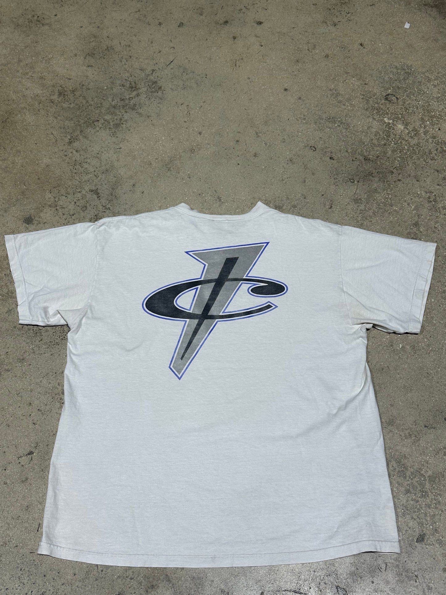 90s Nike Penny Hardaway 1 Cent Logo Tee - White Size Large