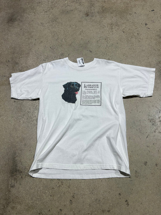 Labrador Retriever Tee - White Size Large