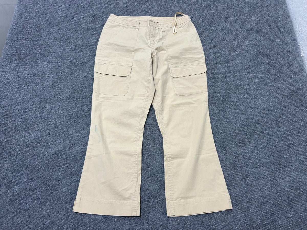 WMNS Ralph Lauren Mid Rise Cargo Pants - Khaki Size 4