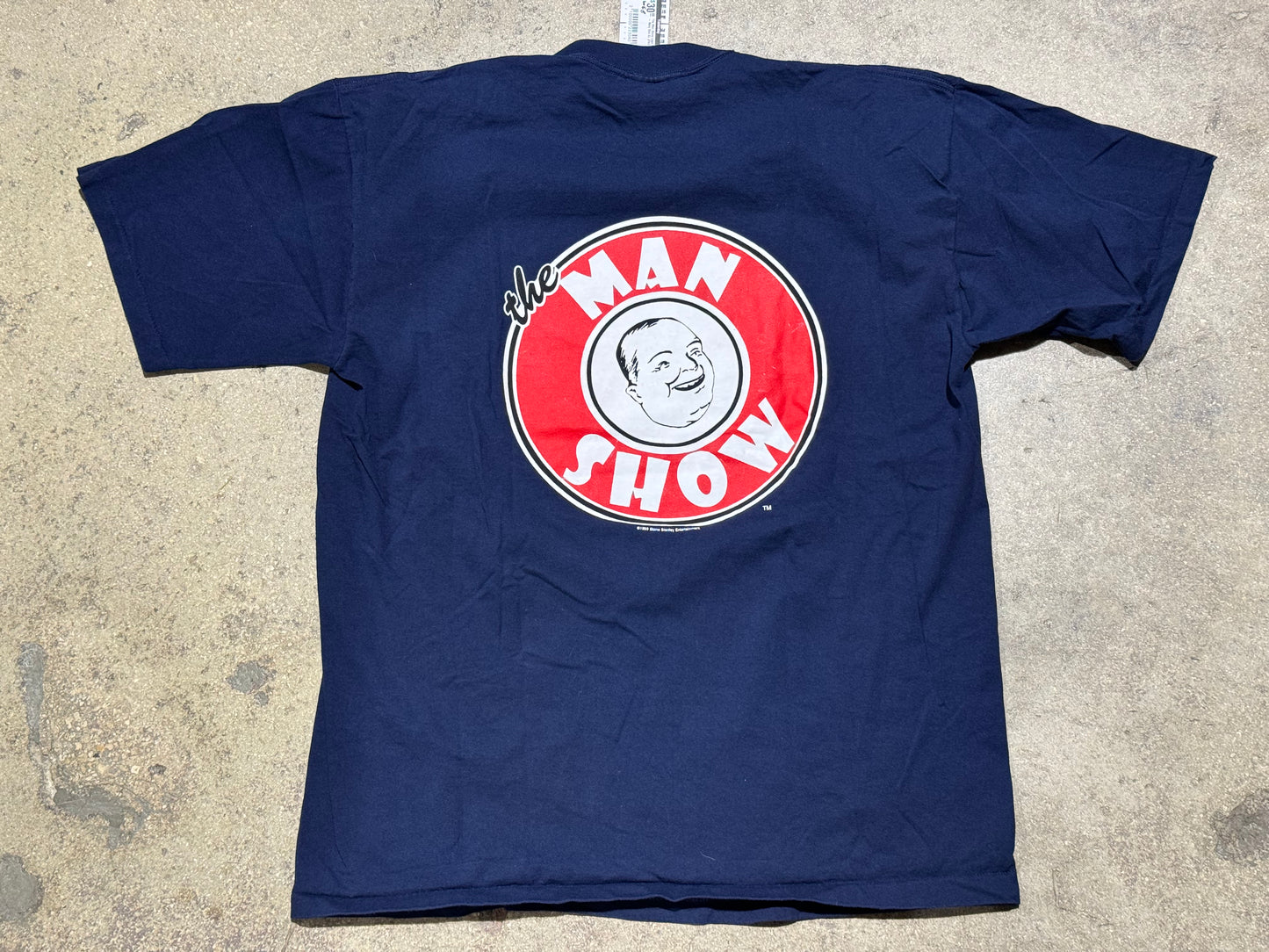 The Man Show Logo Tee - Navy Size XL