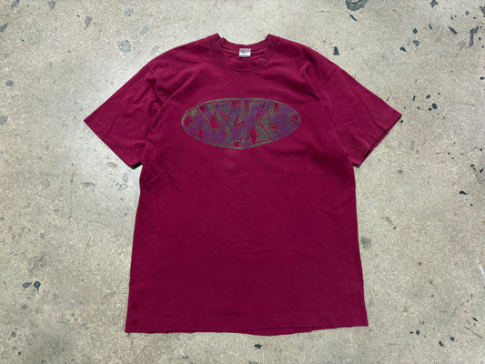 Xscape Power 99fm Tee - Maroon Size XL