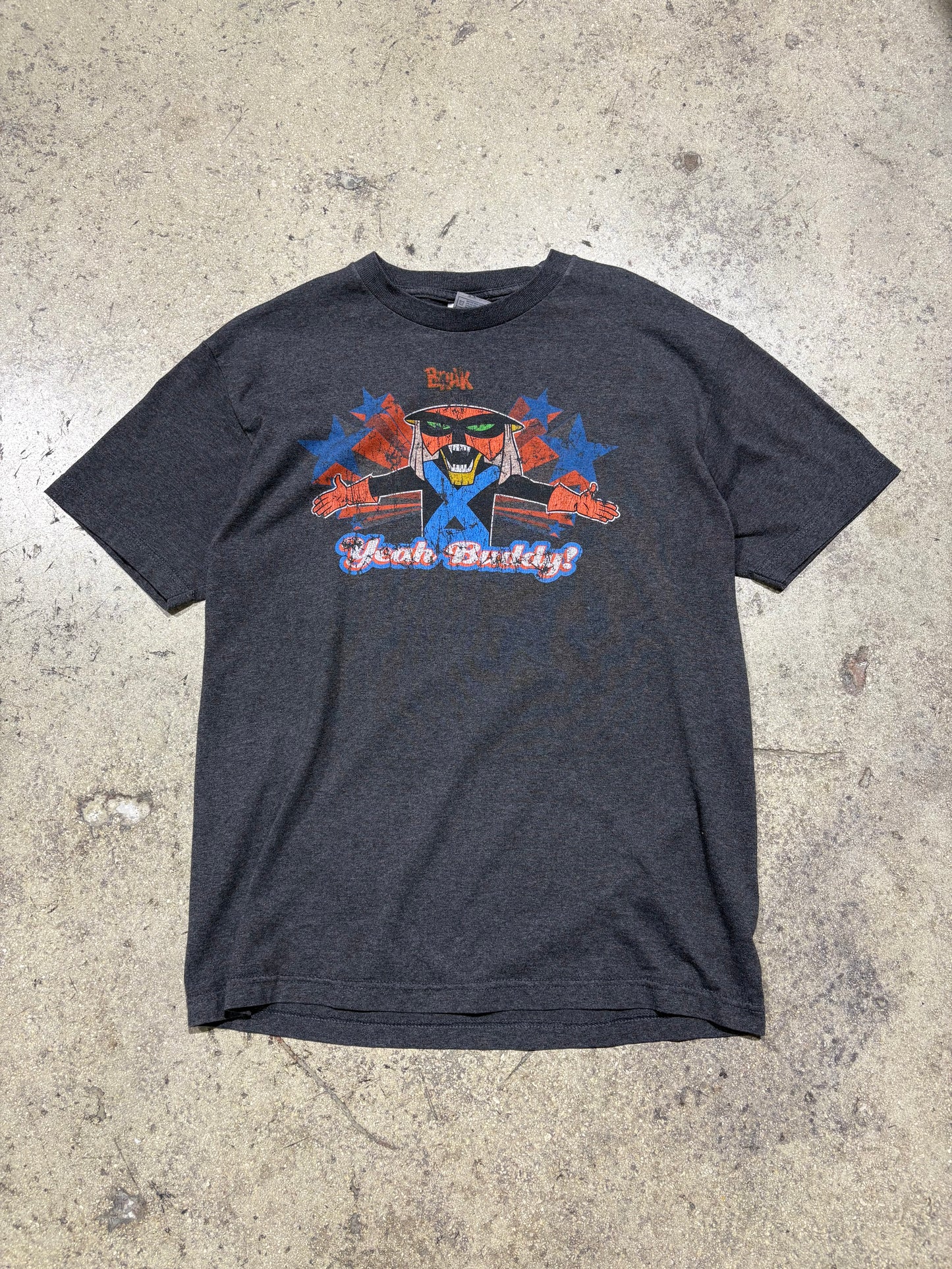 The Brak Show "Yeah Buddy" Adult Swim Tee - Grey Size XL (21x28)