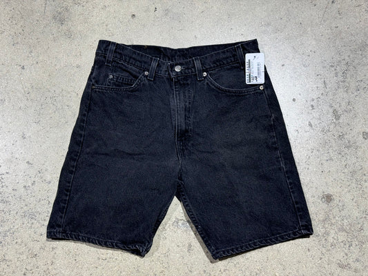 Levis Orange Tab Denim Shorts - Black Size 33