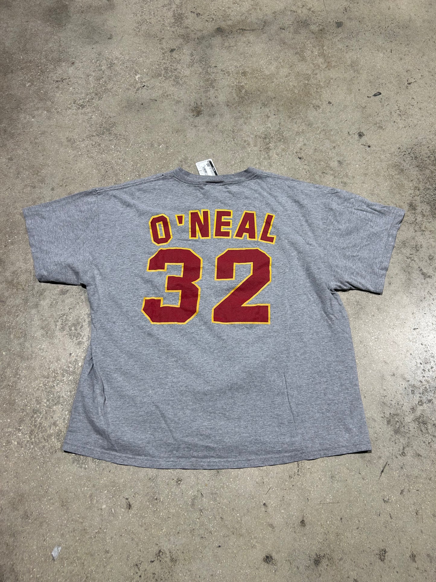 Miami Heat Shaq Oneal Tee - Grey Size Large