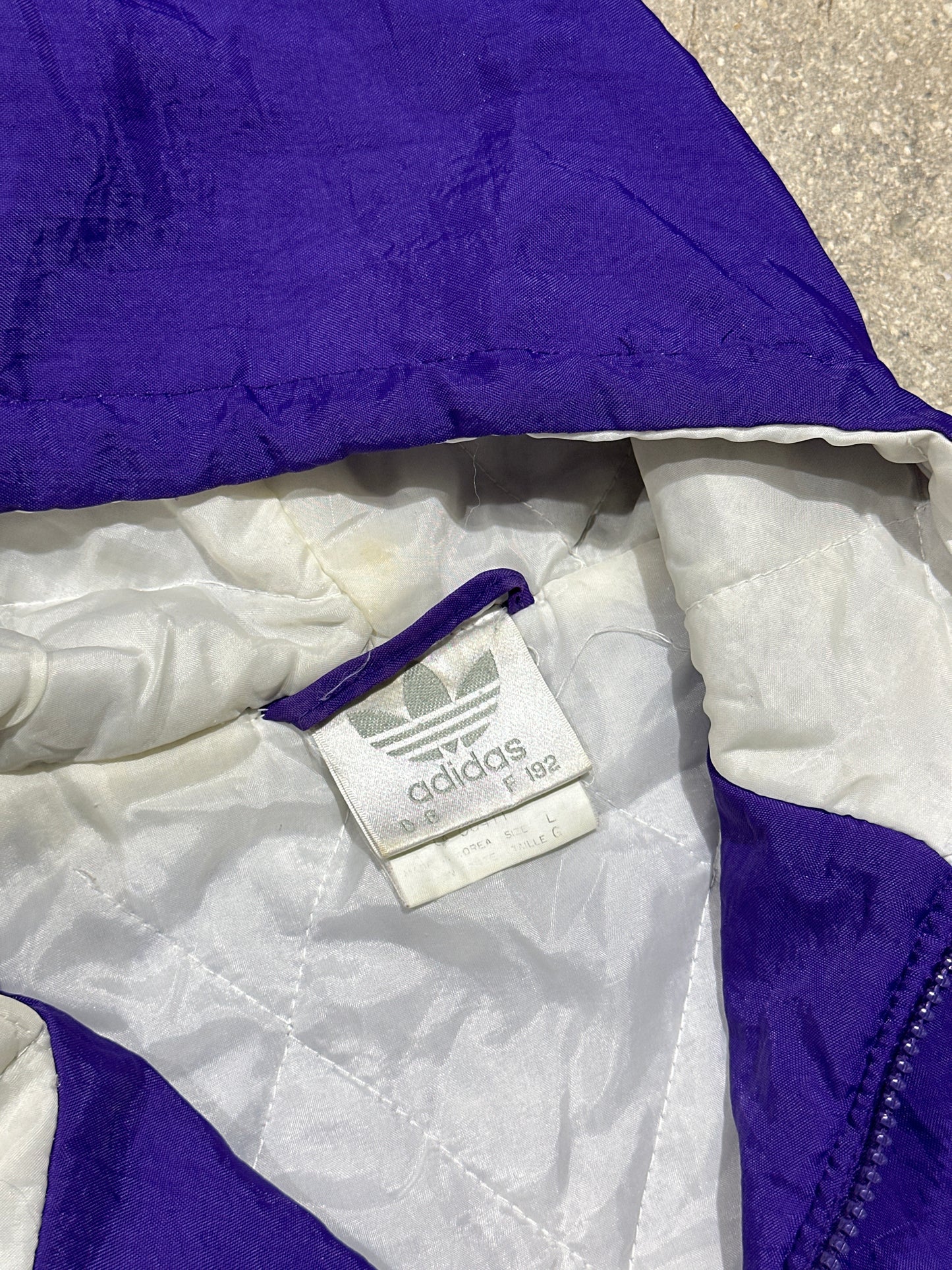 Adidas RSC Anderlecht Hooded Jacket - Purple Size Large