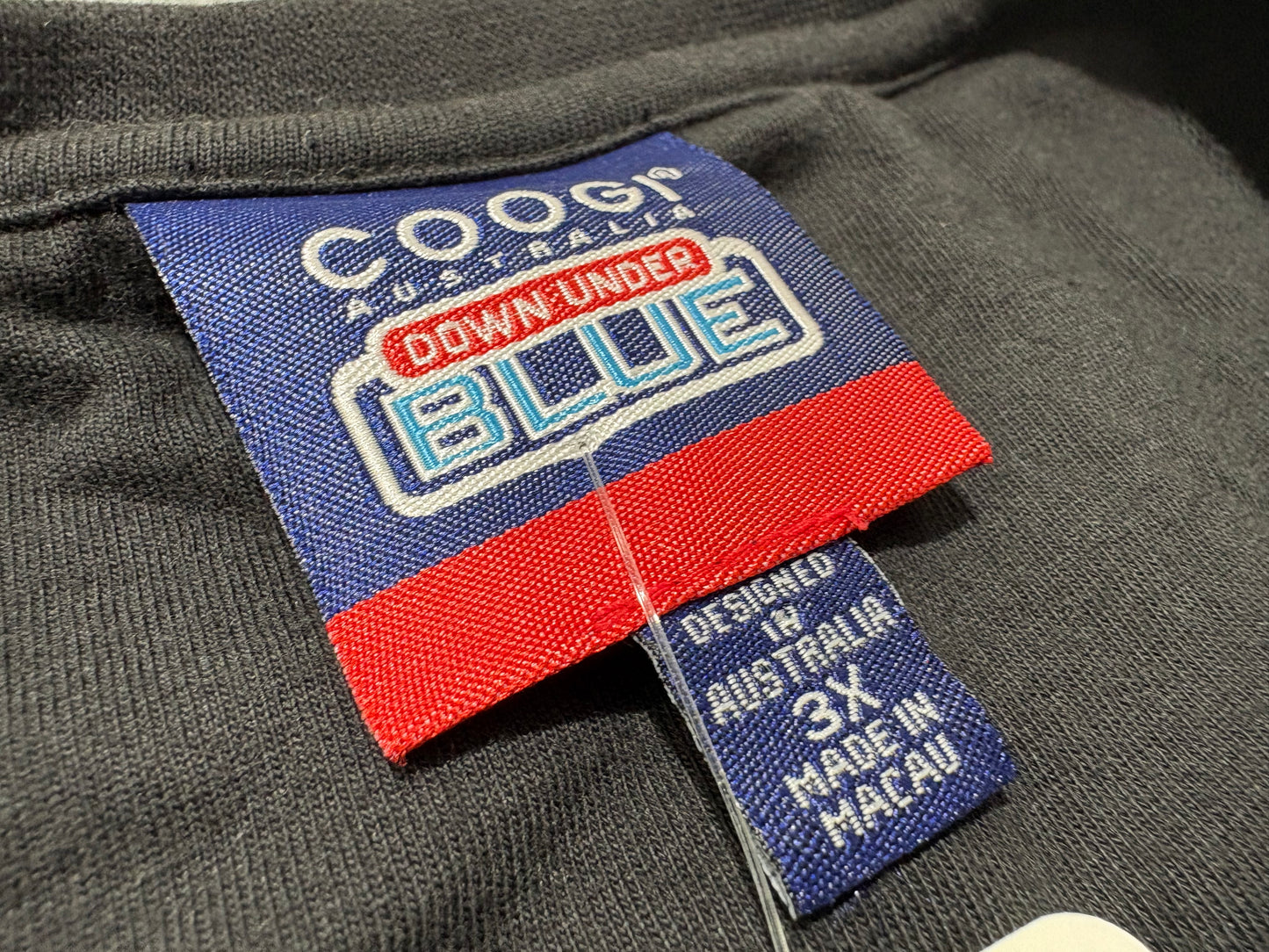 Coogi Down Under Blue Tee - Black Size 3XL