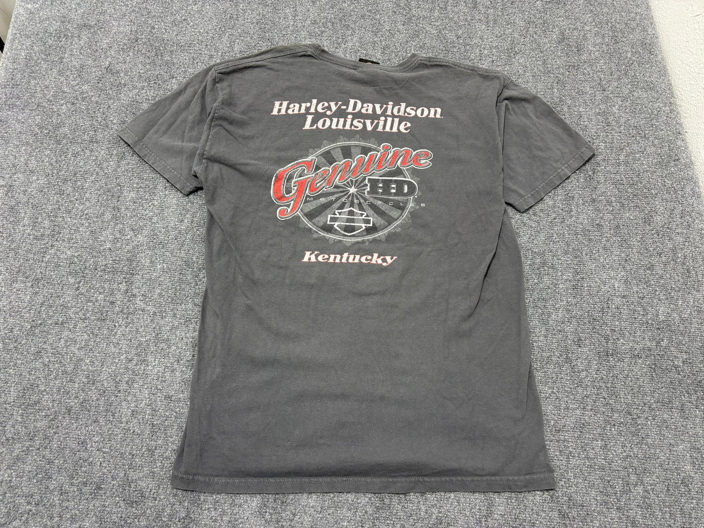 Harley Davidson Louisville Hot Chicks Tee - Grey Size Large