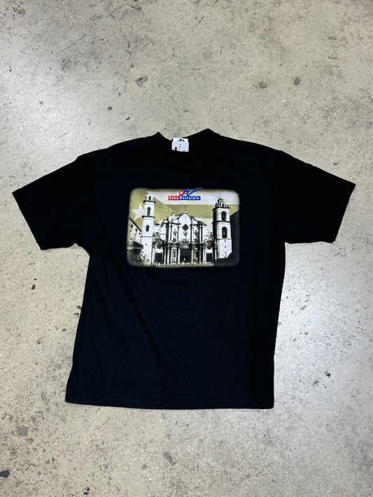 Cuba Nostalgia Tee - Black Size Large