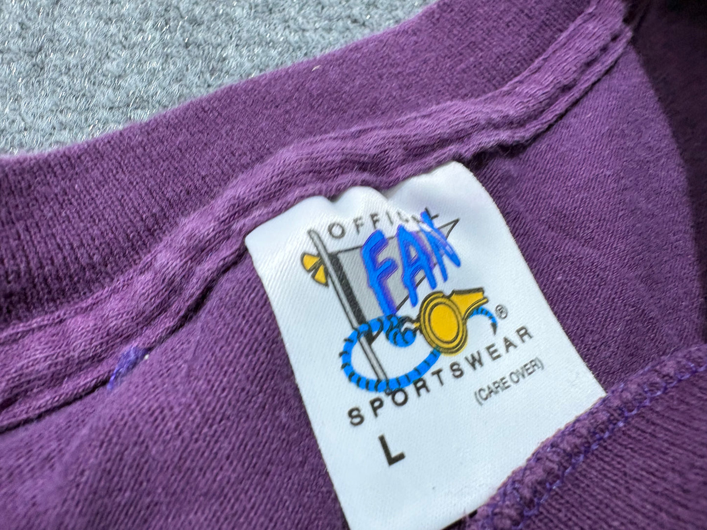 NBA Jam Fire Logo Tee - Purple Size Large