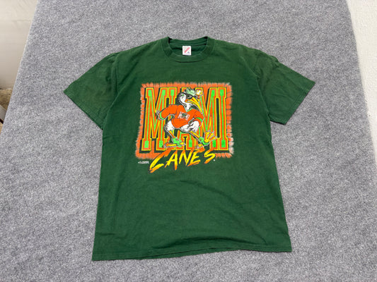 Miami Hurricanes Cool Ibis Tee - Green Size XL