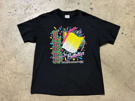 1991 La Biblia Riverside Tee - Black Size XL