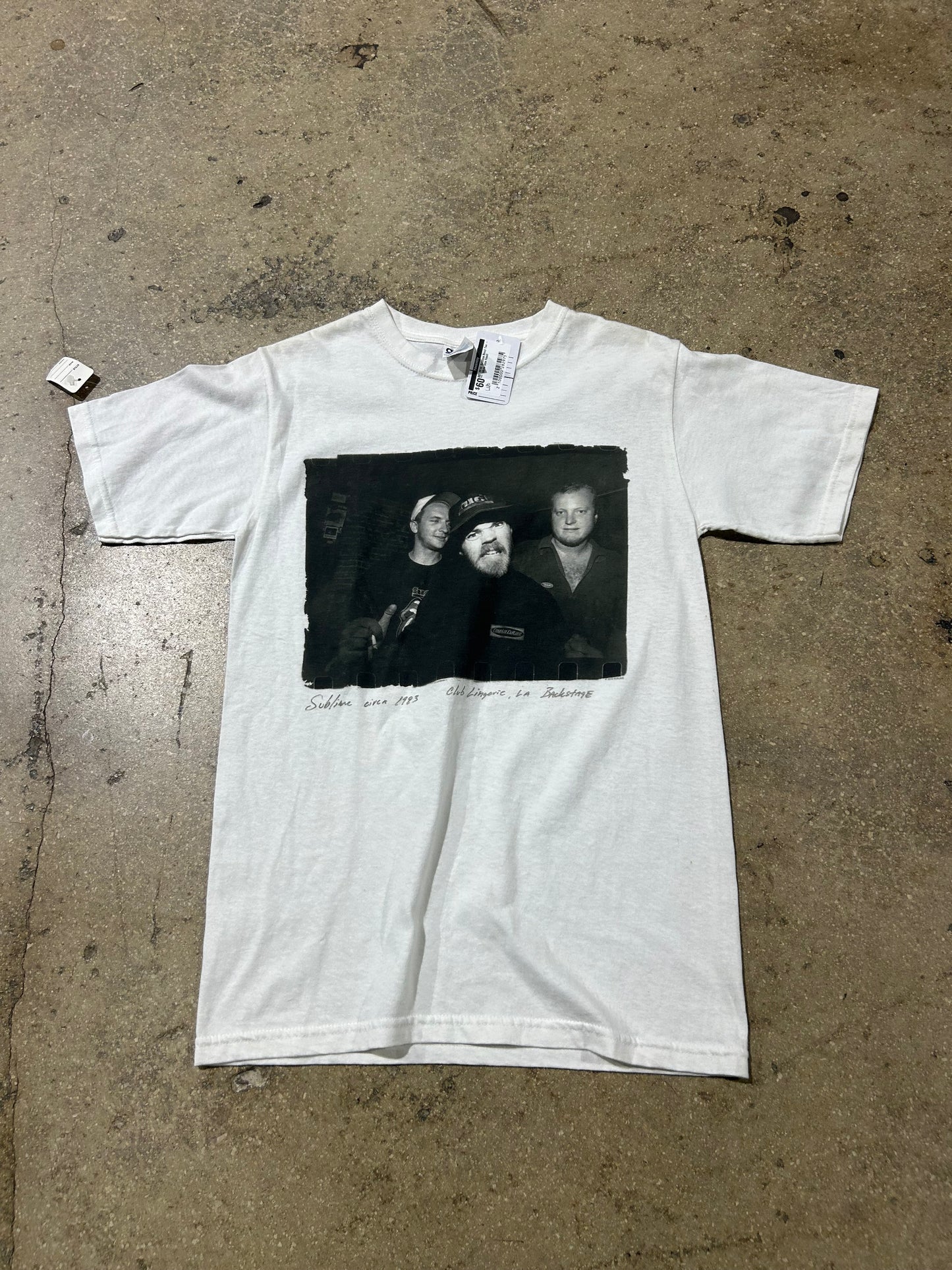 2010  Sublime Band Tee - White Size Small