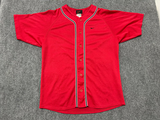Nike Baseball Jersey - Red Size Medium