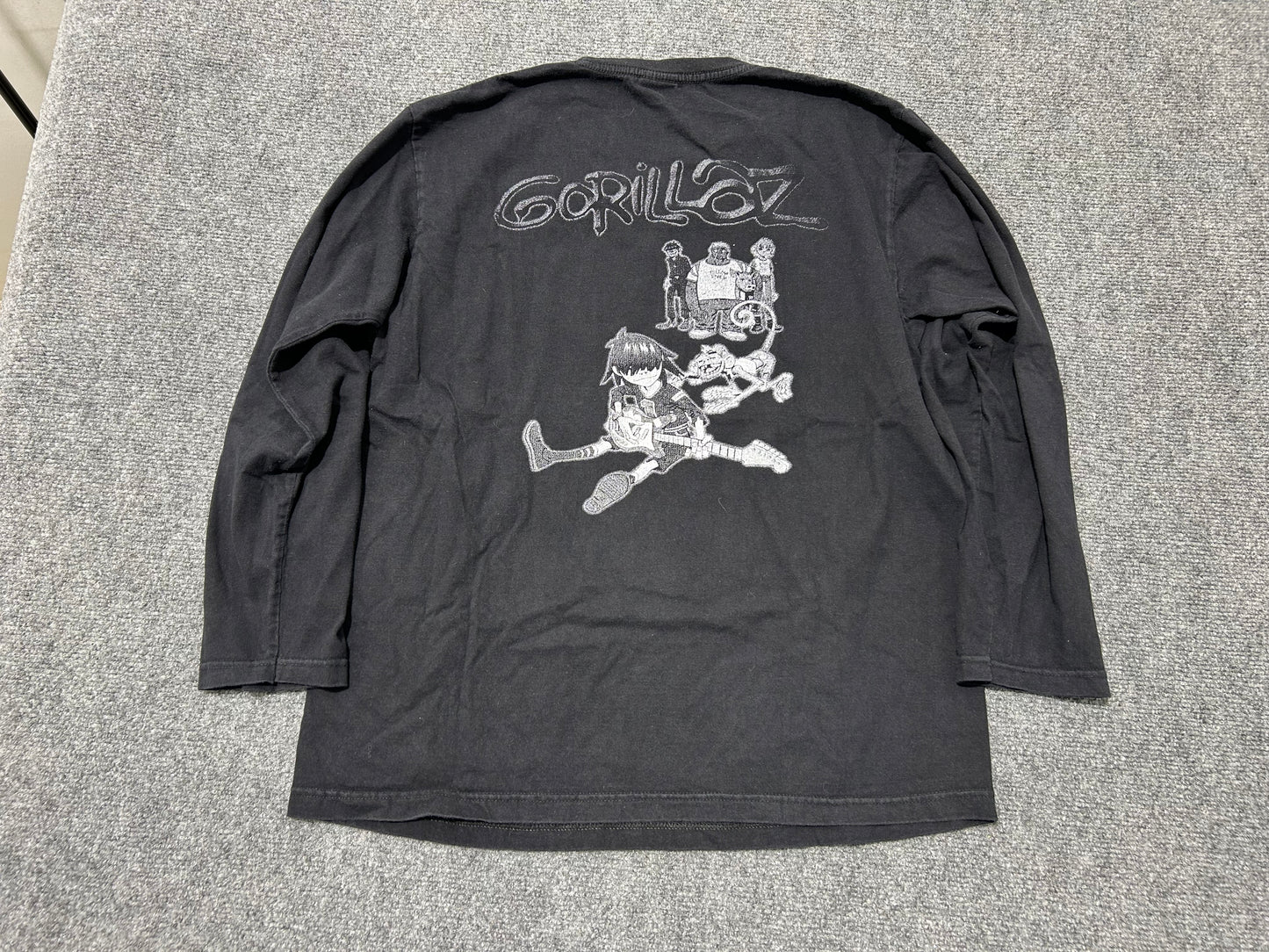 Gorillaz Demon Days Long Sleeve Tee - Black Size Large (con)