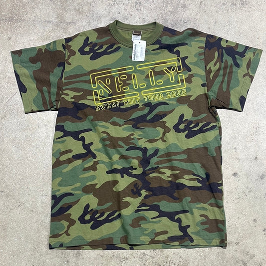 2005 Nelly Sweat/Suit Tour Tee - Camo Size XL