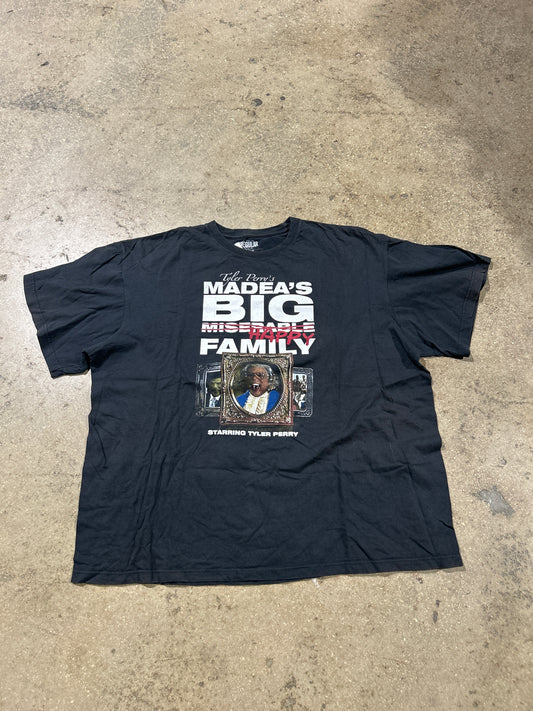Tyler Perry's Madea's Big Happy Family Tee - Black Size XX