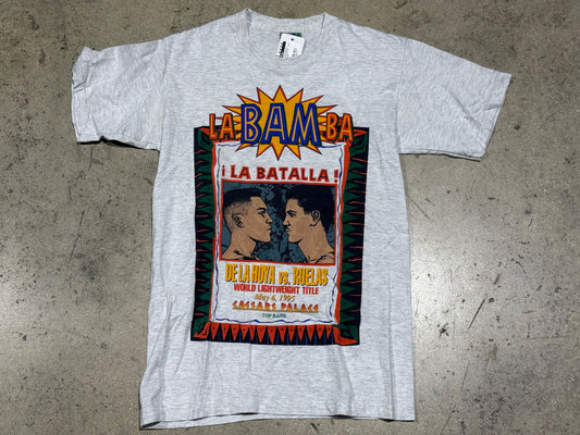 1995 De La Hoya Vs. Ruelas Boxing Tee - Grey Size Small