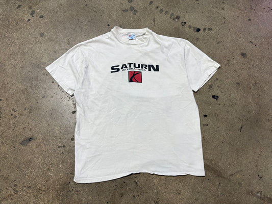 90s Saturn Of Salina Tee - White Size XL