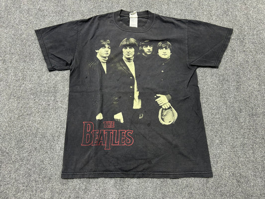 2008 The Beatles Gang Tee - Black Size Medium