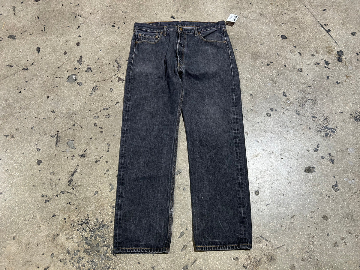 Levis 501 Jeans - Dark Gray Size 36x34