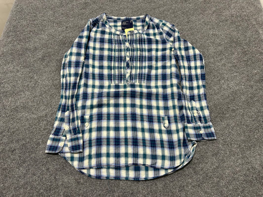 American Eagle Plaid Dress - Blue Size 6