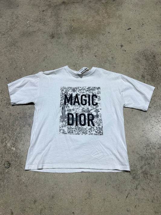 WMNS Christian Dior Magic Dior Tee - White Size Medium