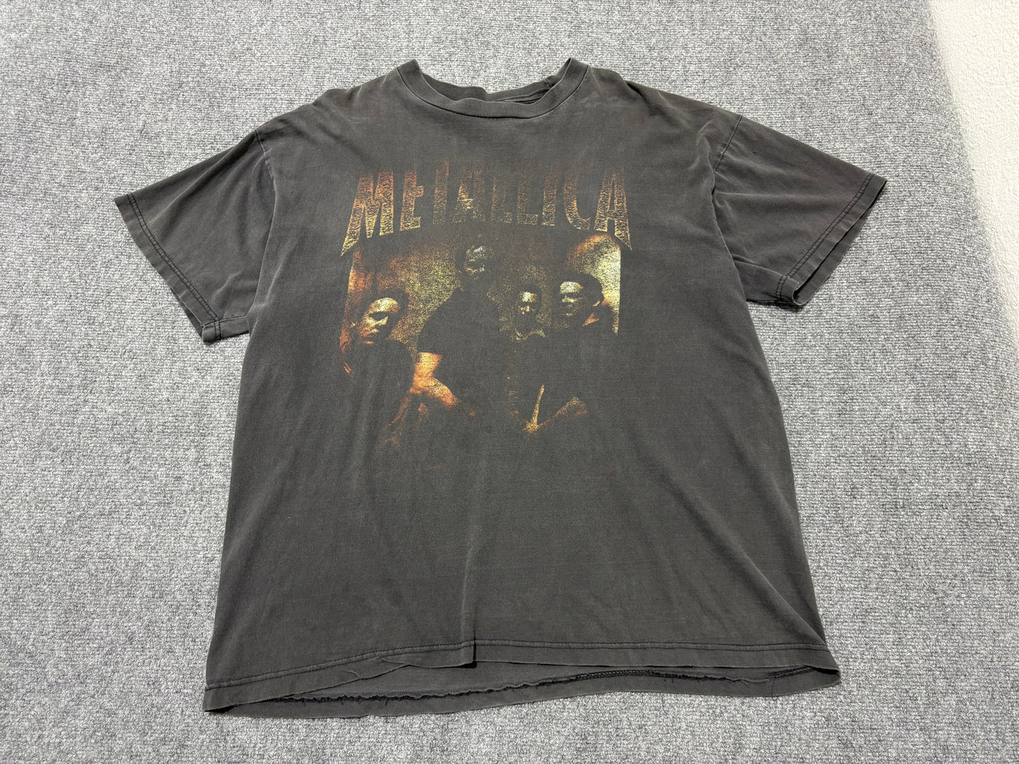 1998 Metallica Summer Tour Tee - Faded Black Size XL