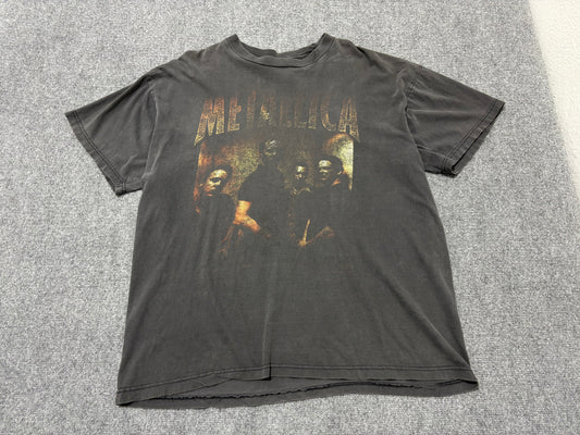 1998 Metallica Summer Tour Tee - Faded Black Size XL