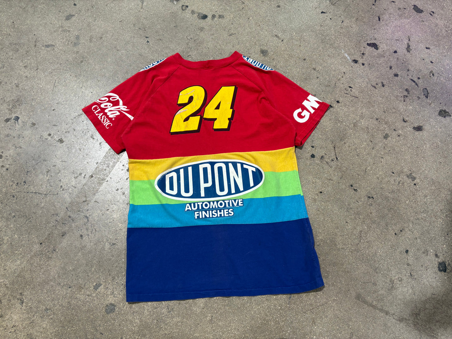 NASCAR Jeff Gordon Dupont AOP Tee - Multicolor Size Medium