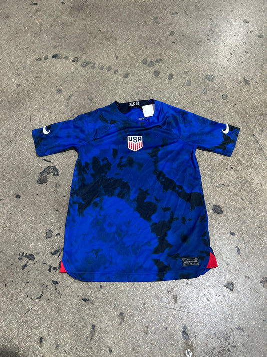 Kids Team USA Soccer Jersey - Blue Size Small