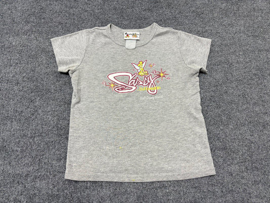 Tinker Bell Sassy Bay Tee - Grey Size Small