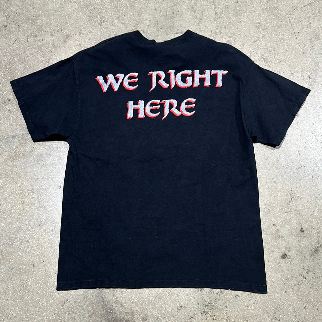 Bloodline Records We Right Here Tee - Black Size XL