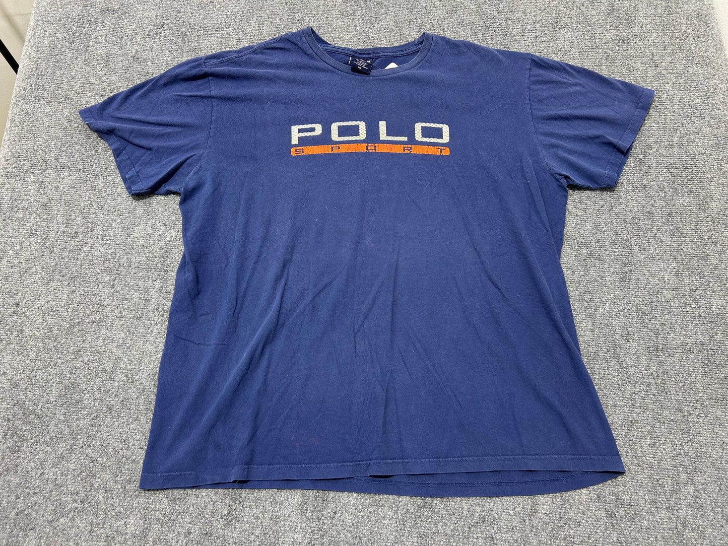 Polo Sport Spell Out - Navy / Orange Size XL