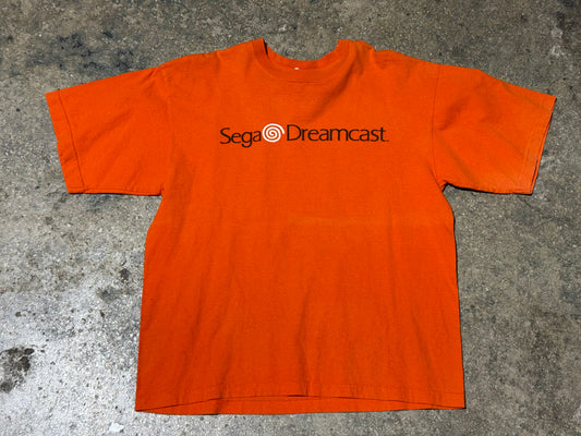 1999 Sega Dreamcast Tee - Orange Size Large