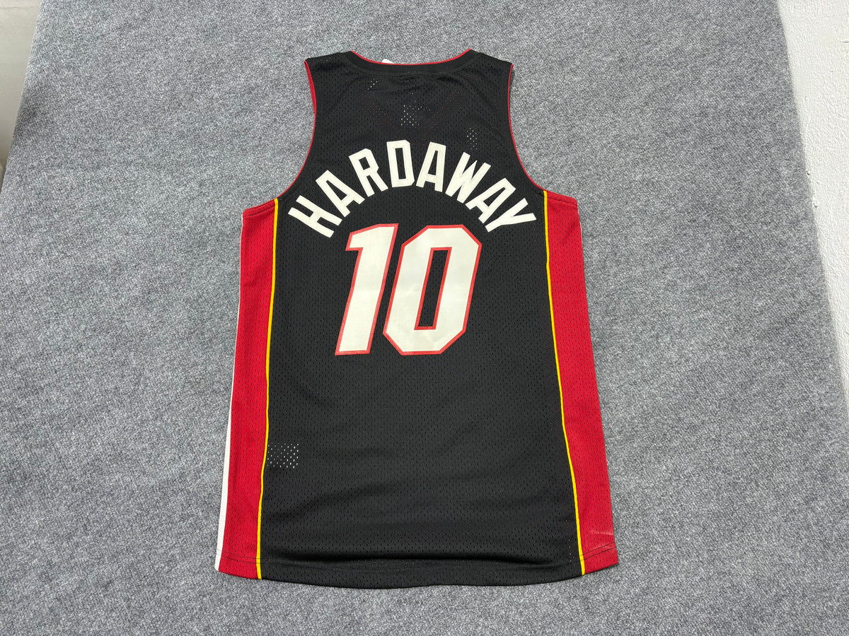 Champion Miami Heat Tim Hardaway #10 Basketball Jersey - Black Size 44