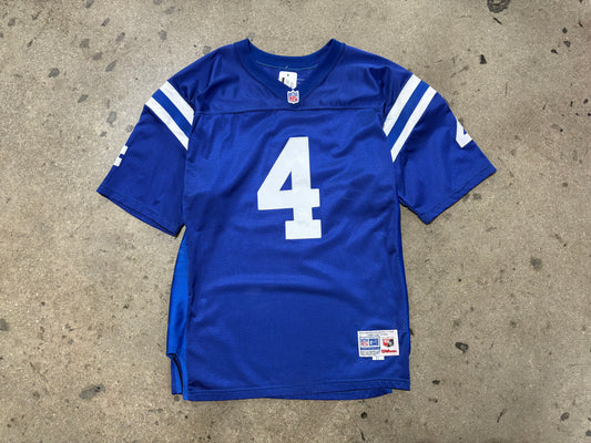 1996 Wilson Indianapolis Colts #4 Harbaugh Authentic Jersey Size 52/XXL